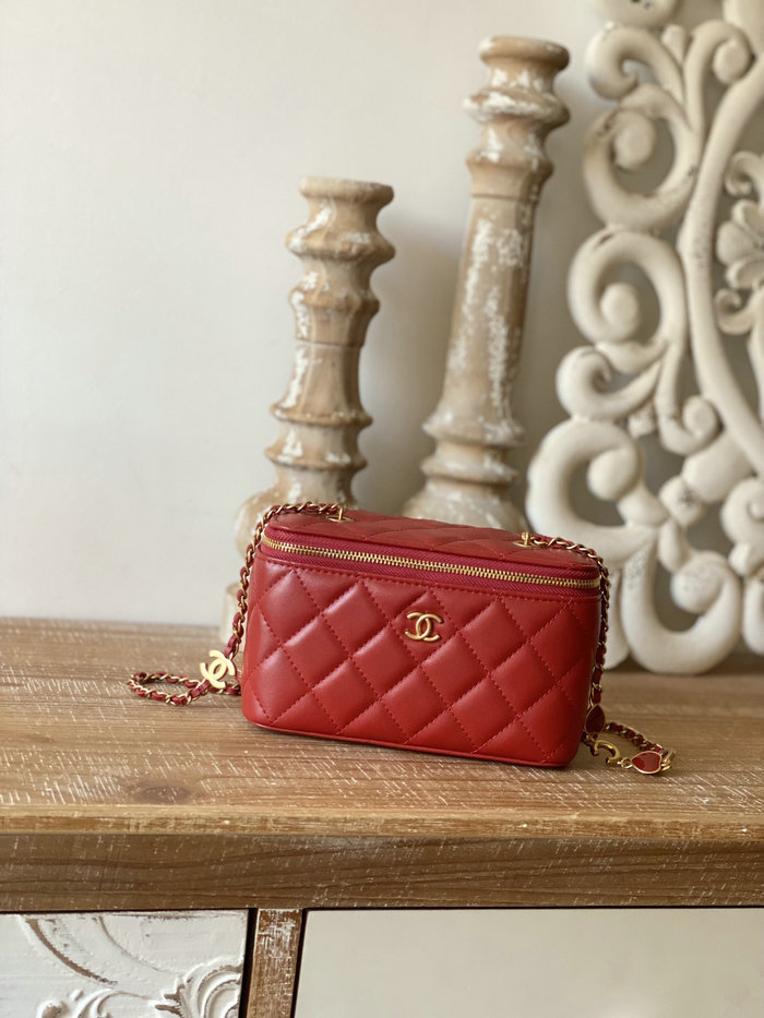 Chanel Mini Shoulder Bag Red AS81226