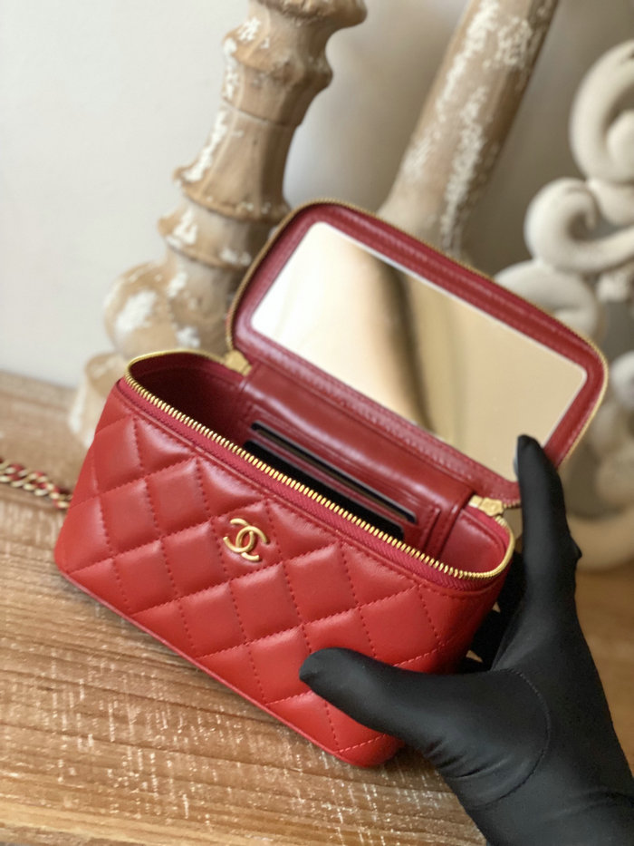 Chanel Mini Shoulder Bag Red AS81226