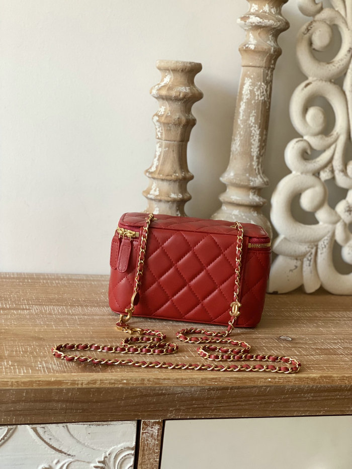 Chanel Mini Shoulder Bag Red AS81226