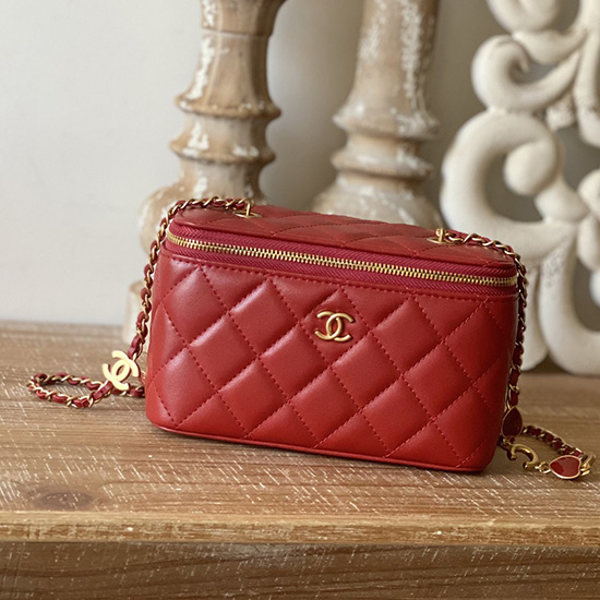 Chanel Mini Shoulder Bag Red AS81226