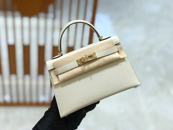 Hermes Mini Kelly II Bag Craie H82401