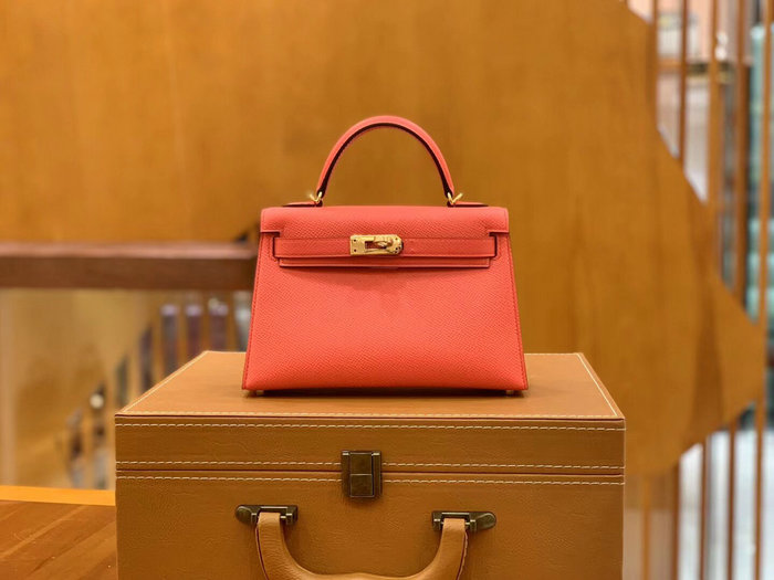 Hermes Mini Kelly II Bag Crevette H82401