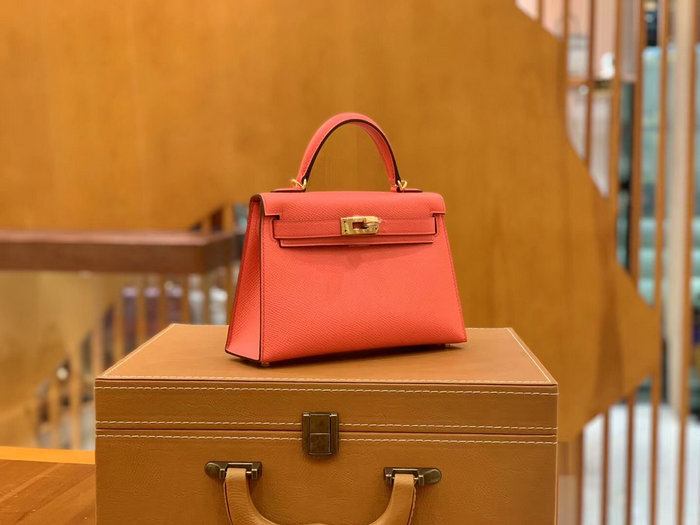 Hermes Mini Kelly II Bag Crevette H82401