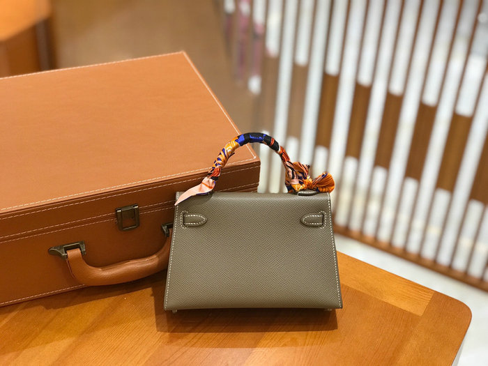 Hermes Mini Kelly II Bag Etoupe H82401