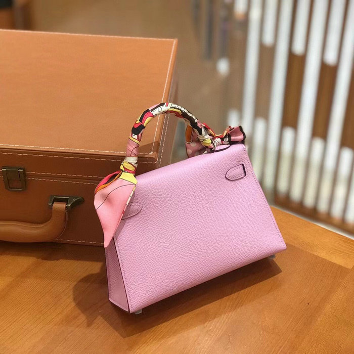 Hermes Mini Kelly II Bag Mauve Sylvestre H82401