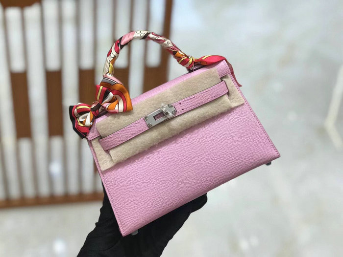 Hermes Mini Kelly II Bag Mauve Sylvestre H82401