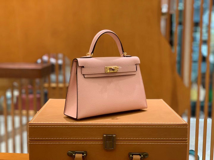 Hermes Mini Kelly II Bag Pink H82401