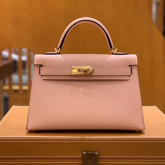 Hermes Mini Kelly II Bag Pink H82401