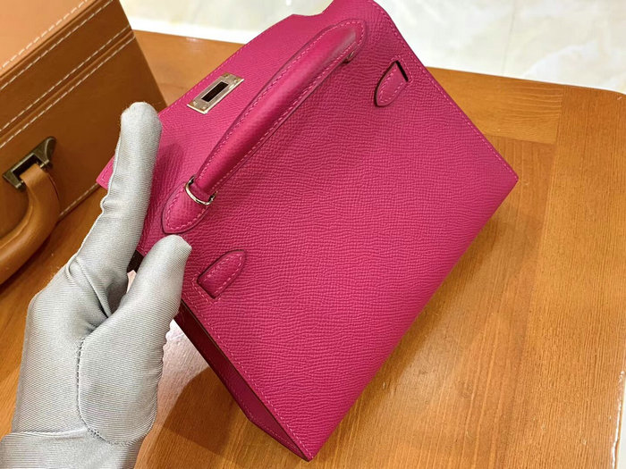 Hermes Mini Kelly II Bag Rose Magnolia H82401