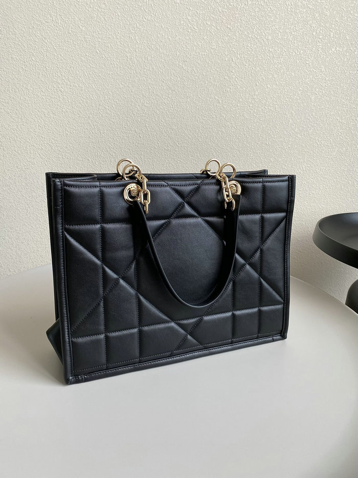 Medium Dior Essential Tote Bag Black M8721