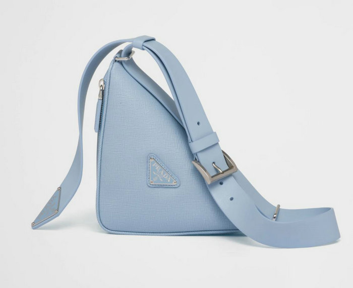 Prada Saffiano leather belt bag Blue 2VL039