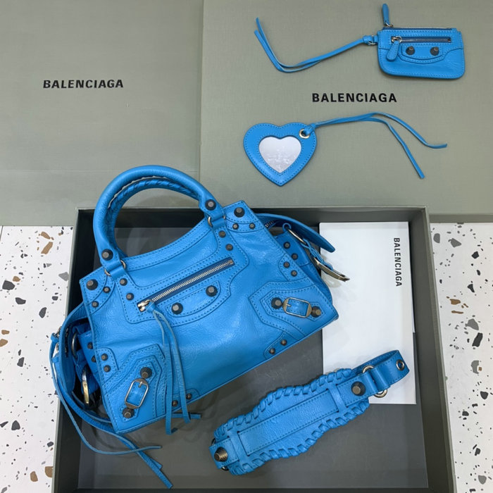 Balenciaga Neo Cagole XS shoulder bag Blue B70094