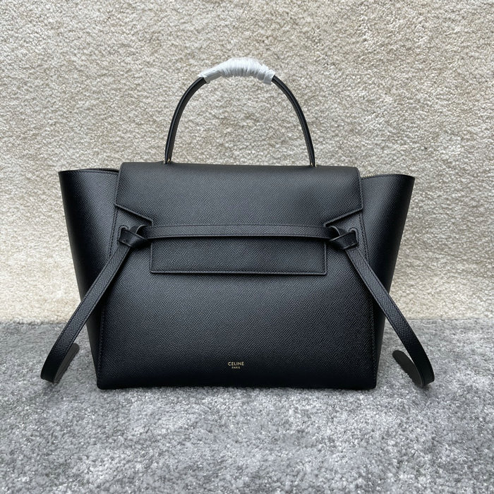 Celine Grained Calfskin Belt Bag Black C10221