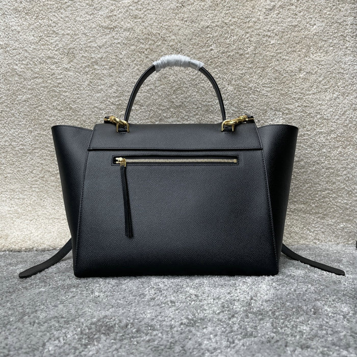 Celine Grained Calfskin Belt Bag Black C10221