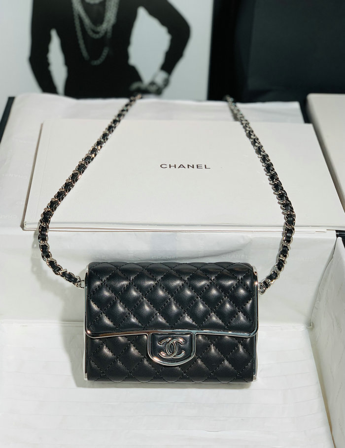 Chanel Small Evening Bag Black AS3308