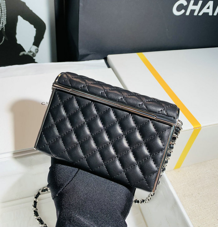 Chanel Small Evening Bag Black AS3308