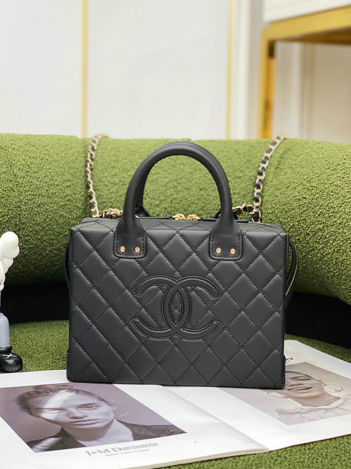 Chanel Vanity Case Black AS3345