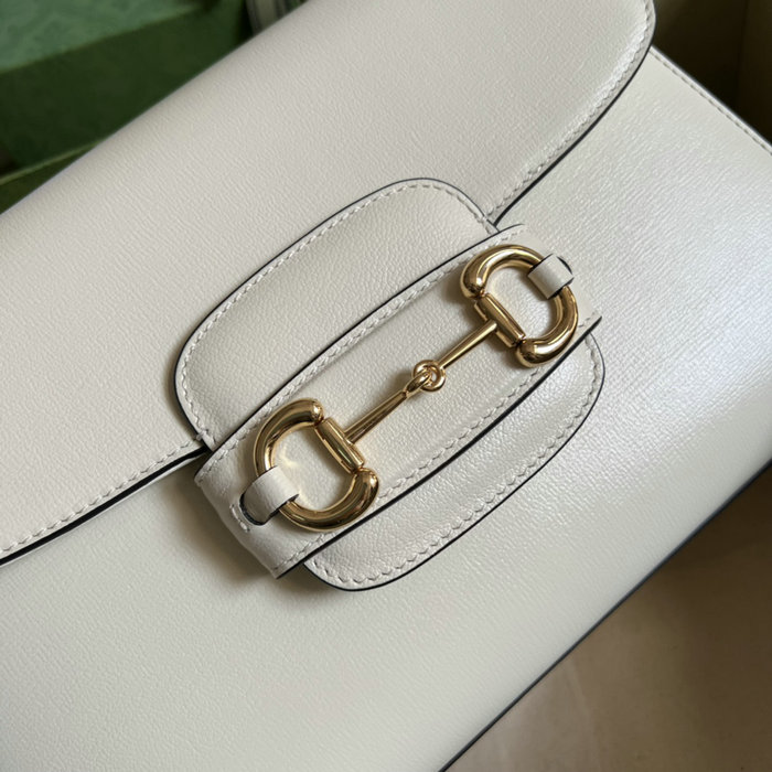 Gucci Horsebit 1955 medium bag White 702049