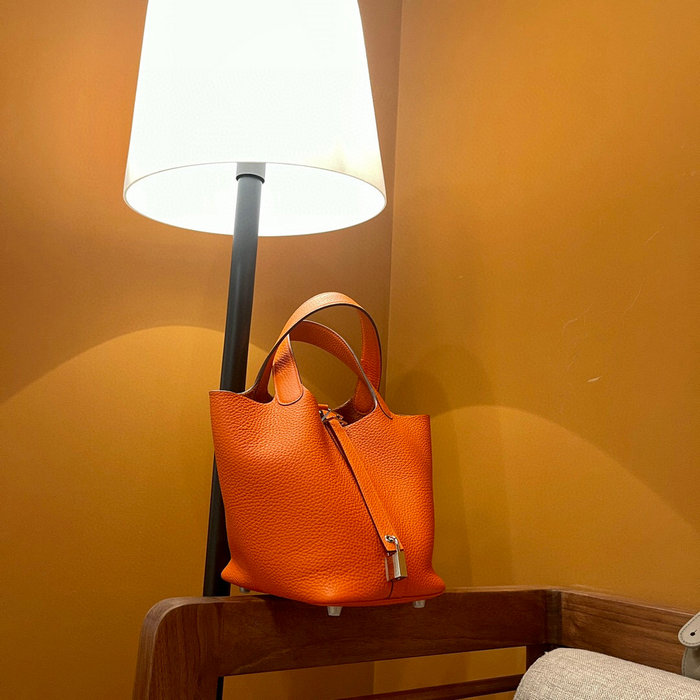 Hermes Picotin Lock 22 Tote Bag Orange H82301