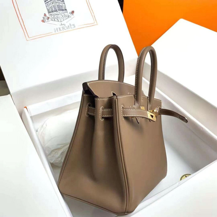 Hermes Swift Leather Birkin Bag Etoupe HB10231