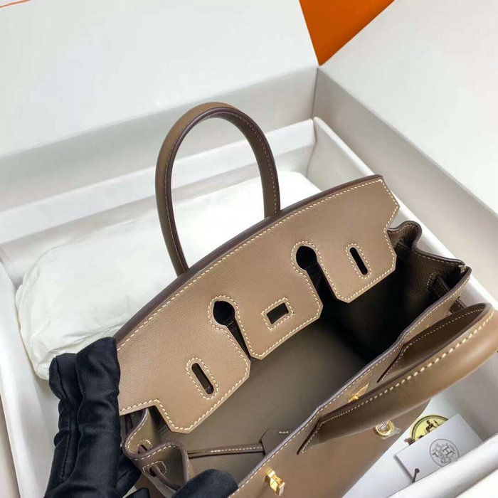 Hermes Swift Leather Birkin Bag Etoupe HB10231