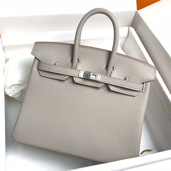 Hermes Swift Leather Birkin Bag Gris Perle HB10231