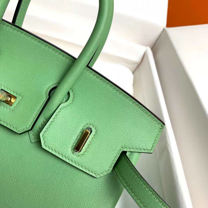 Hermes Swift Leather Birkin Bag Vert Criquet HB10231