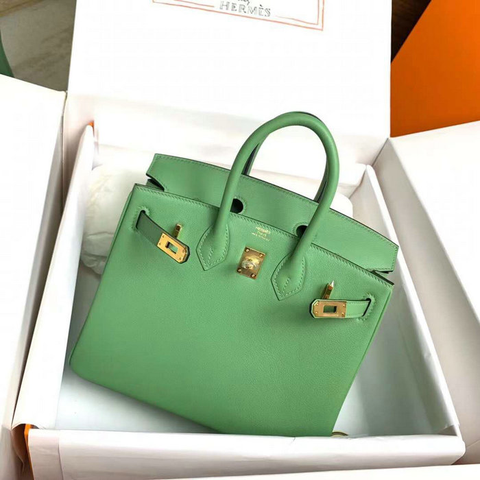 Hermes Swift Leather Birkin Bag Vert Criquet HB10231