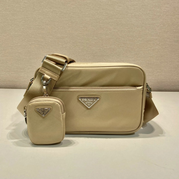 Prada Re-Nylon shoulder bag Beige 1BC167