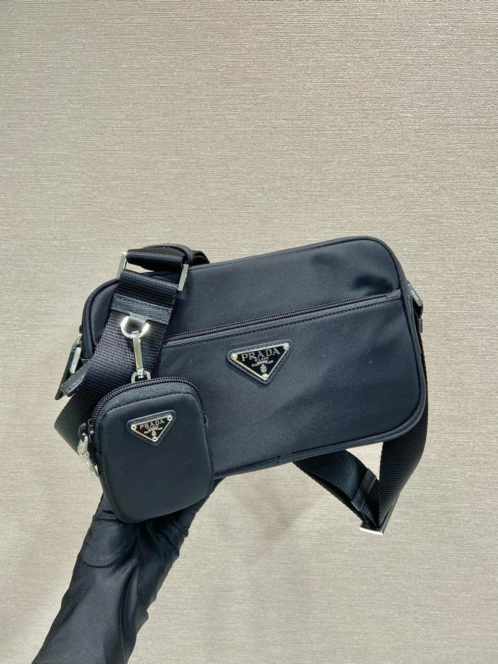 Prada Re-Nylon shoulder bag Black 1BC167