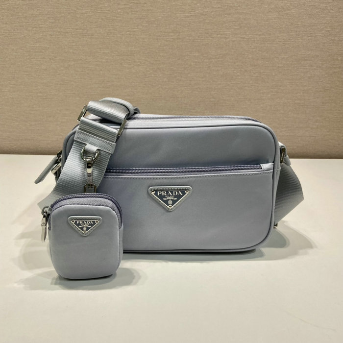 Prada Re-Nylon shoulder bag Grey 1BC167