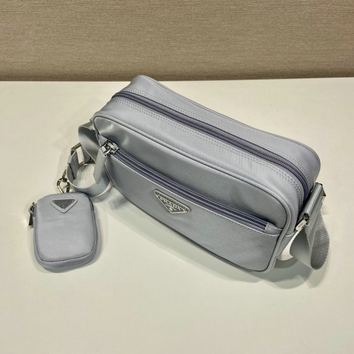 Prada Re-Nylon shoulder bag Grey 1BC167