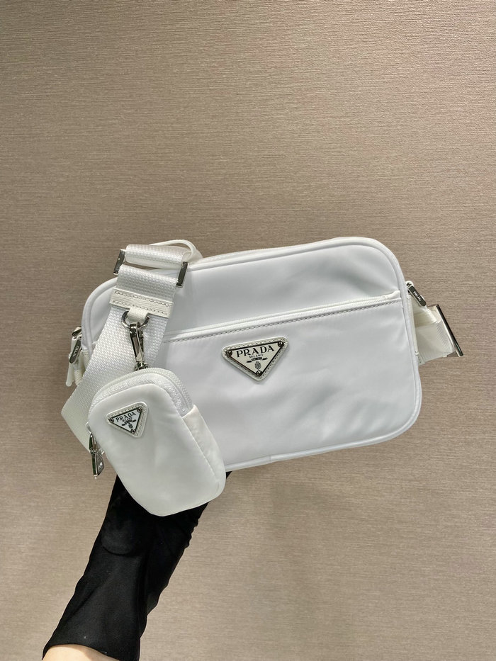 Prada Re-Nylon shoulder bag White 1BC167