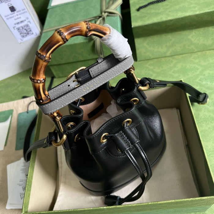 Gucci Diana Mini Bucket Bag Black 724667