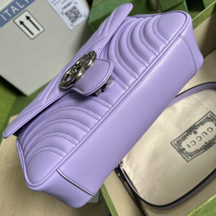 Gucci GG Marmont matelasse mini bag Lilac 446744