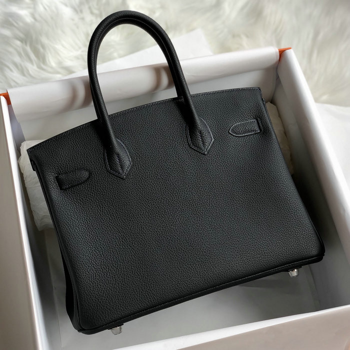 Hermes Togo Leather Birkin Bag Black HB253001