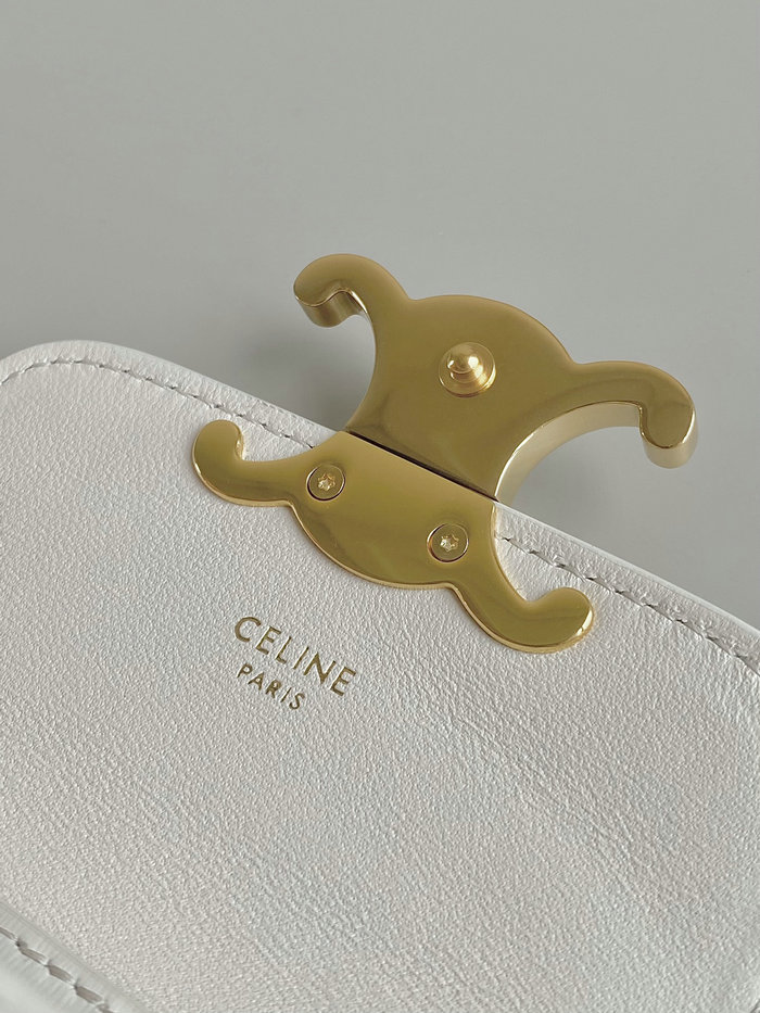 Celine Mini Triomphe WhiteC35021