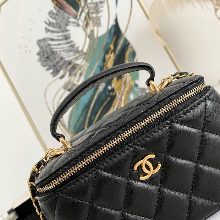 Chanel Vanity Case Bag Black AS81118