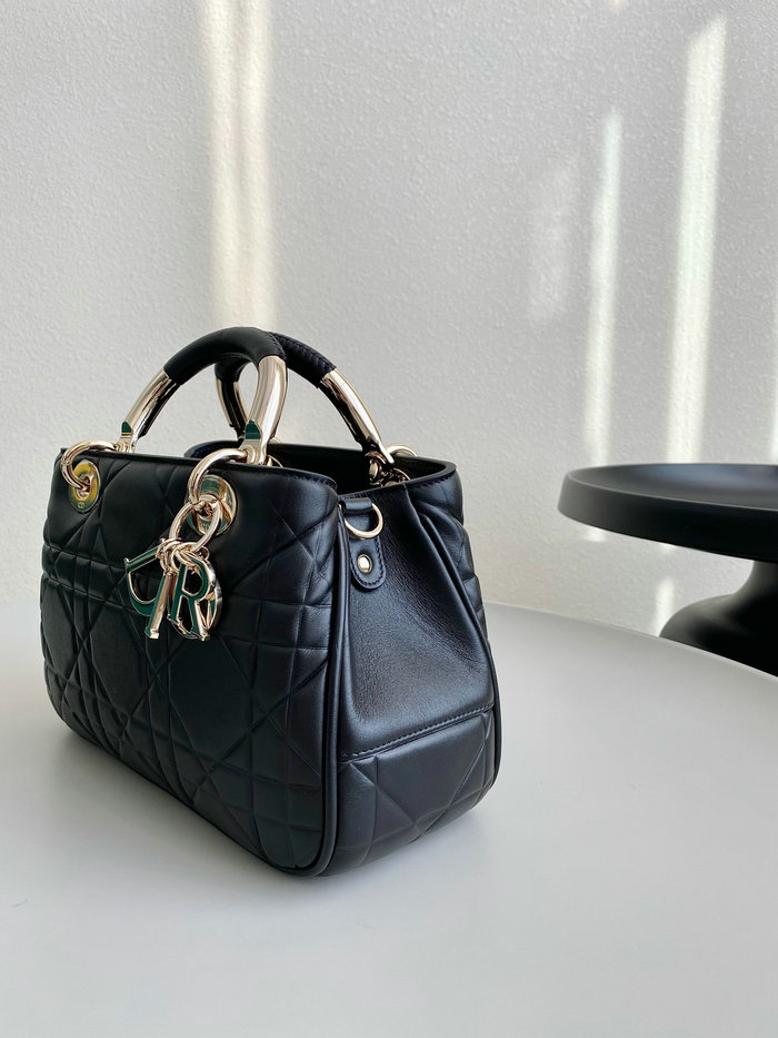 Dior Lady Handbag Black D7501