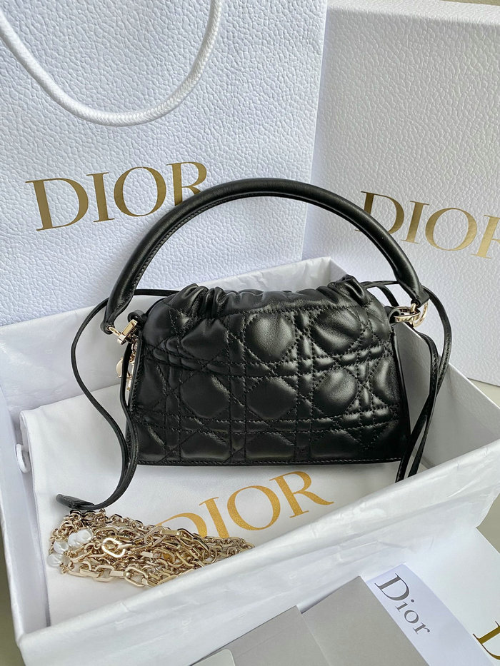 Dior Lady Mini Handbag Black D7201