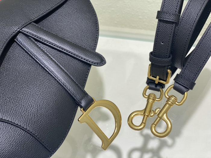 Dior Saddle Bag with Strap Black M0455