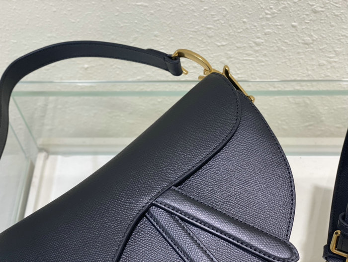 Dior Saddle Bag with Strap Black M0455