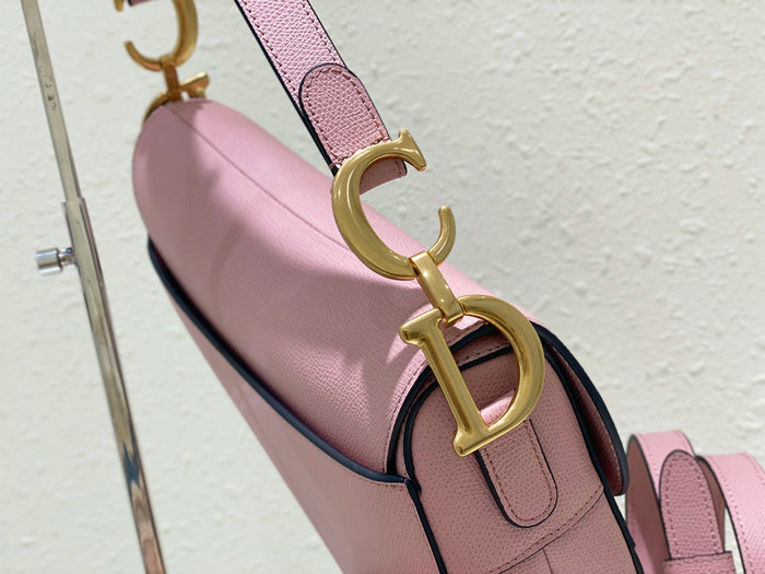 Dior Saddle Bag with Strap Pink M0455