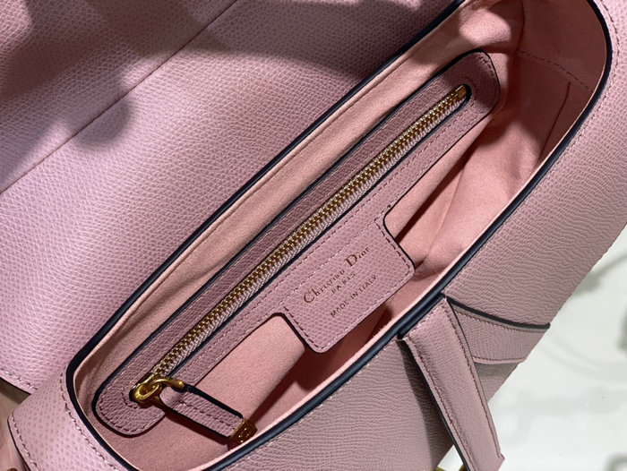 Dior Saddle Bag with Strap Pink M0455