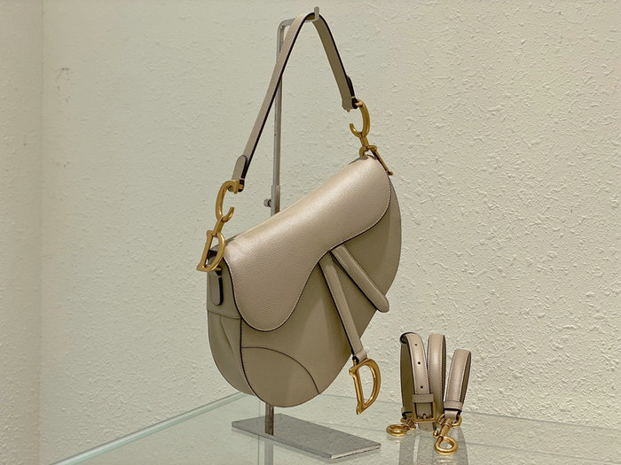 Dior Saddle Bag with Strap Powder Beige M0455