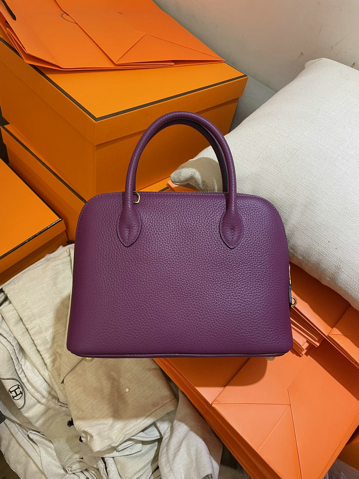 Hermes Bolide Clemence Leather Tote Bag Anemone HB12601