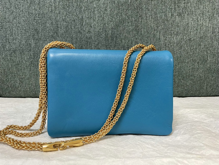 Valentino Garavani One Stud Shoulder Bag Blue V1215