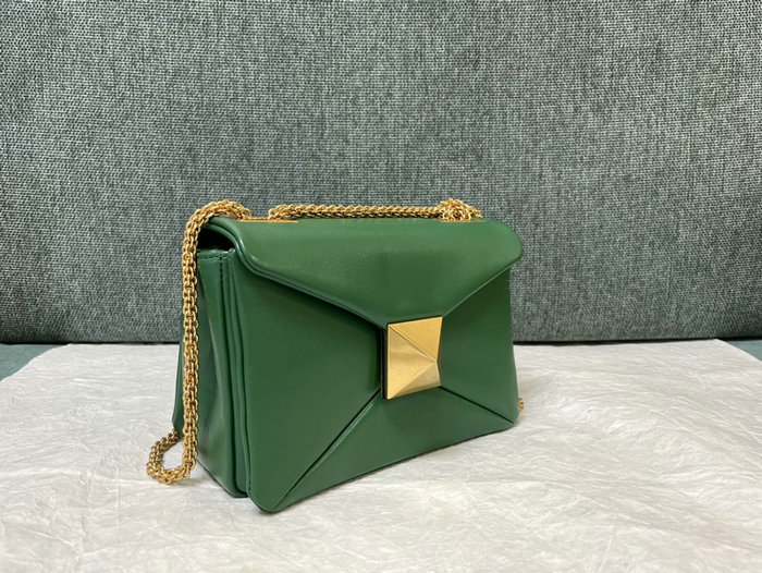 Valentino Garavani One Stud Shoulder Bag Green V1215