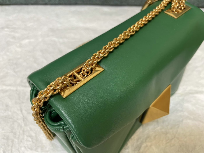 Valentino Garavani One Stud Shoulder Bag Green V1215