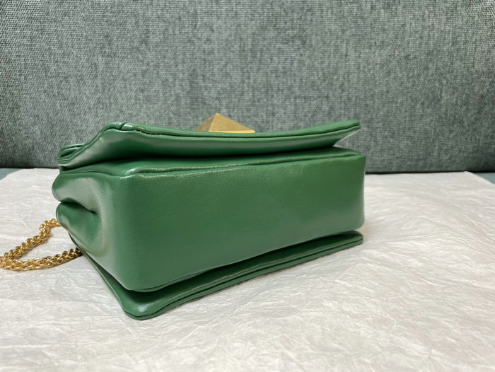 Valentino Garavani One Stud Shoulder Bag Green V1215